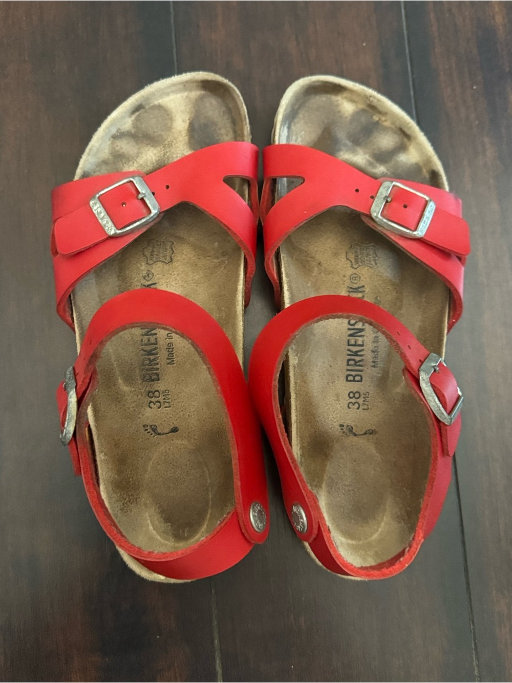 Birkenstock Red Sandals